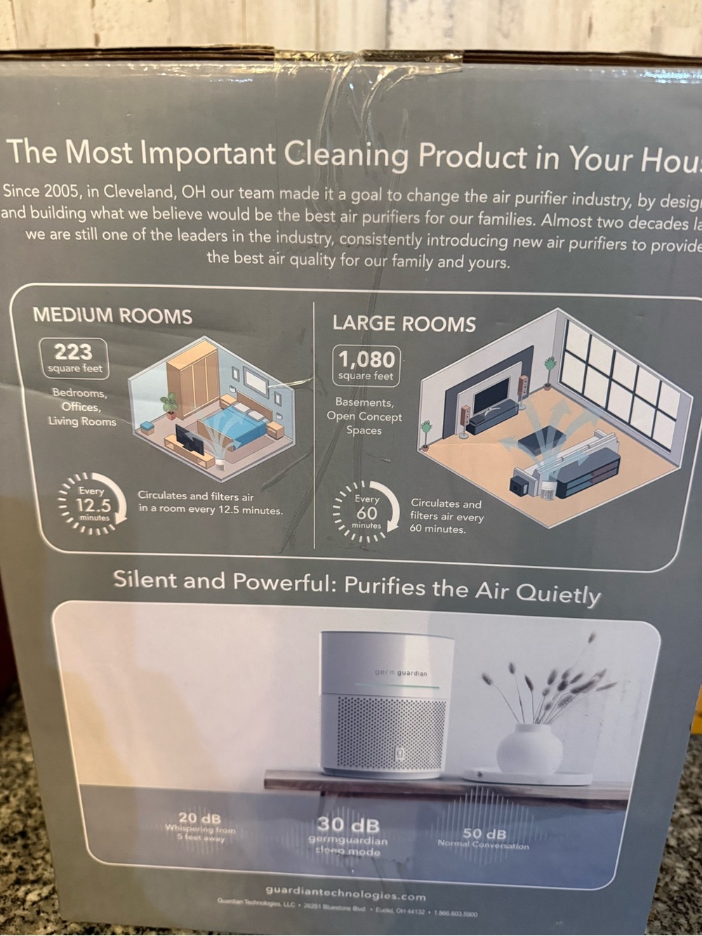airsafe White Intelligent Air Purifier + HEPA - Picture 4 of 4